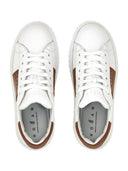 Hogan Pre H Stripes Leather Sneakers