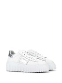 Hogan Pre H Stripes Leather Sneakers