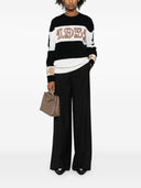 Pantalones de pierna ancha de lana max mara