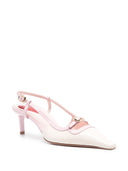Skórzane pompki Slingback Roger Vivier Viv Canard