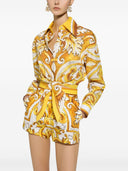 Dolce & Gabbana Maiolica Print Cotton Shirt