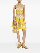 Dolce & Gabbana Maiolica Print Cotton Top