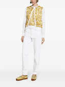 Dolce & Gabbana Maiolica Print Silk Cardigan