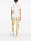 Dolce & Gabbana Embroidered Logo Cotton T Shirt