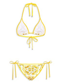 Set di bikini stampata Dolce & Gabbana Maiolica