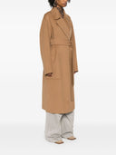 Sportmax pre -lana lungo cappotto