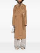 Sportmax pre -lana lungo cappotto