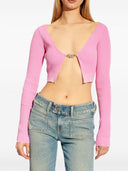 Diesel Cotton Cropped Cardigan