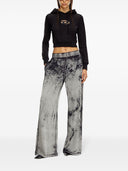 Diesel -Logo beschnittener Hoodie