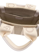 Chloè Woody Small Canvas And Leather Tote Bag