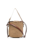 Chloè Marcie Small Straw Bucket Bag