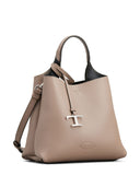 Tod's T Timeless Mini Leather Tote Bag