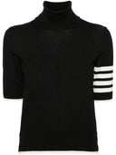 Thom Browne 4 Bar Wool Turtle Neck Top