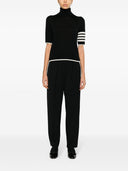 Thom Browne 4 Bar Wool Turtle Neck Top