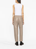 Brunello Cucinelli Ribbed Cotton Sleeveless Top