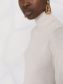 Brunello Cucinelli Cashmere en Silk Blend Turtleneck trui