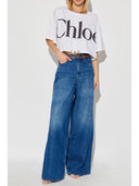 Chloè Logo Cotton T Shirt