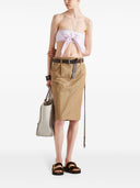 Prada Belted Midi Skirt