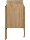 Prada Belted Midi Skirt
