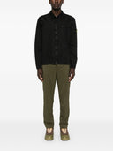Stone Island Logo Cotton Overshirt