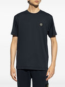 Stone Island Logo Cotton T Shirt