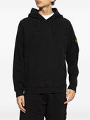 Stone Island Logo Cotton Hoodie