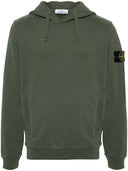 Stone Island Logo Cotton Hoodie