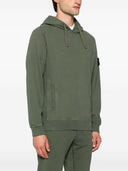Stone Island Logo Cotton Hoodie