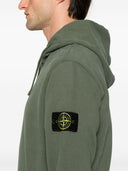 Stone Island Logo Cotton Hoodie