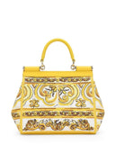 Dolce & Gabbana Sycyly Medium Maiolica Print torebka