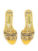 Dolce & Gabbana Maiolica Stampa sandali piatti