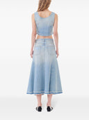 Ganni Organic Cotton Denim Skirt