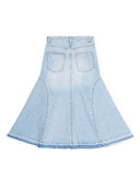 Ganni Organic Cotton Denim Skirt