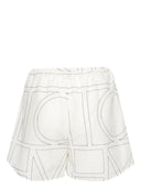 Toteme pré-monogramme en coton mélange de pyjama shorts