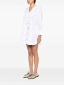 Ganni Organic Cotton Mini Shirt Dress