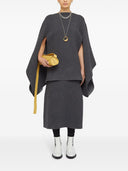 吉尔·桑德（Jil Sander）和羊毛混合斗篷