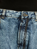 Jeans in denim a band a maglia alaia
