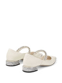 Jimmy Choo Bing Pump Glittered Flats