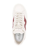 Hogan Pre H Striped Leather Sneakers