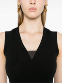 Brunello Cucinelli Ribbed Cotton Sleeveless Top