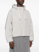 Brunello Cucinelli Cotton Blend Hooded Jacket