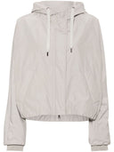 Brunello Cucinelli Cotton Blend Hooded Jacket