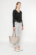 Brunello Cucinelli Leather Shopping Bag