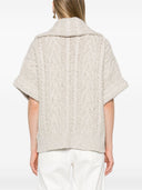 Brunello Cucinelli Wool Zippe Cardigan