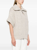 Brunello Cucinelli Wool Zippe Cardigan