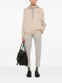 Brunello Cucinelli Cotton And Silk Blend Sweatpants