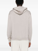 Brunello Cucinelli Cotton And Silk Blend Hooded Zipped Cardigan