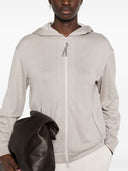 Brunello Cucinelli Cotton And Silk Blend Hooded Zipped Cardigan