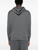 Brunello Cucinelli Cotton And Silk Blend Hooded Zipped Cardigan