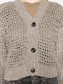 Brunello Cucinelli Sequined Knitted Cardigan